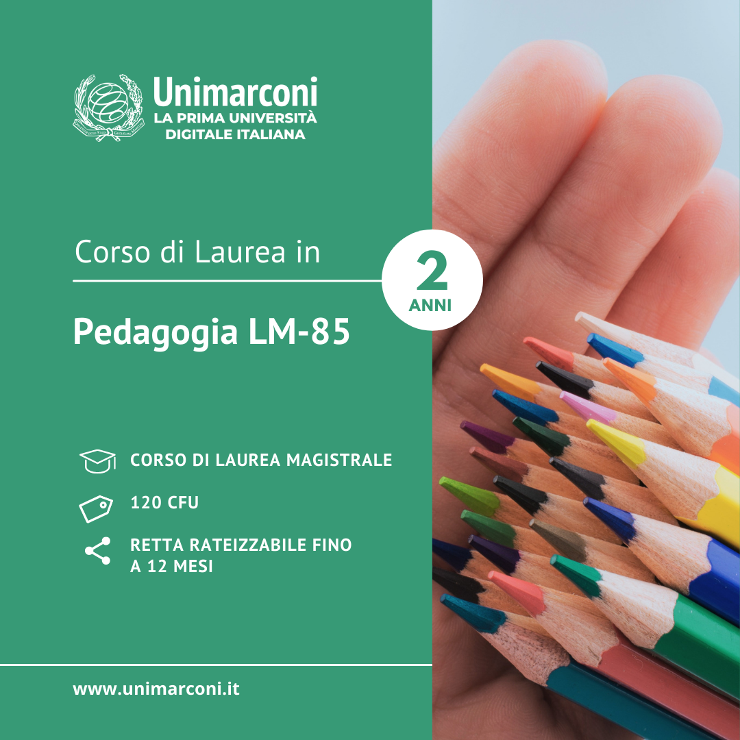 Laurea Magistrale in Pedagogia Lm85