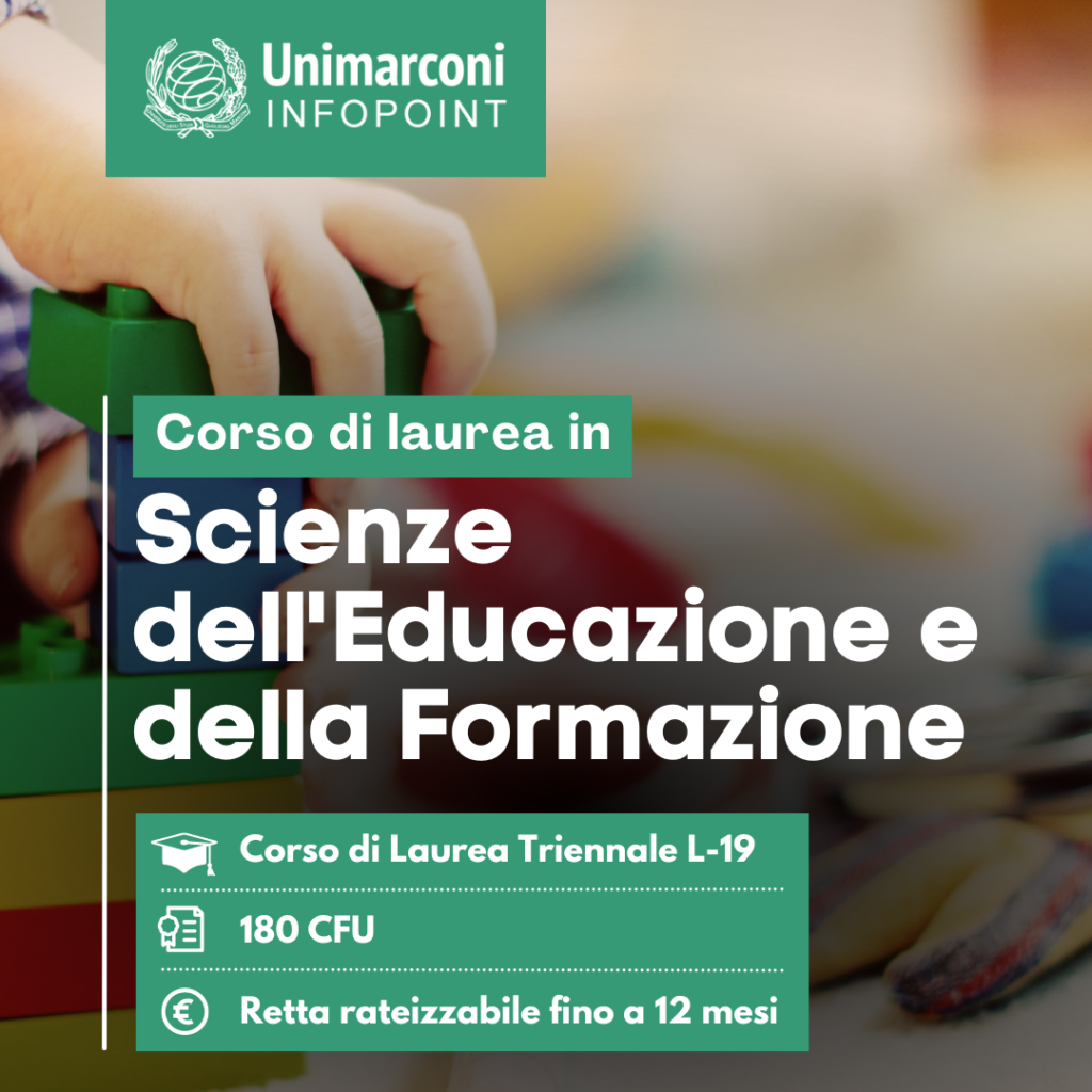 Unimarconi Scienze dell'educazione e della formazione Online L19