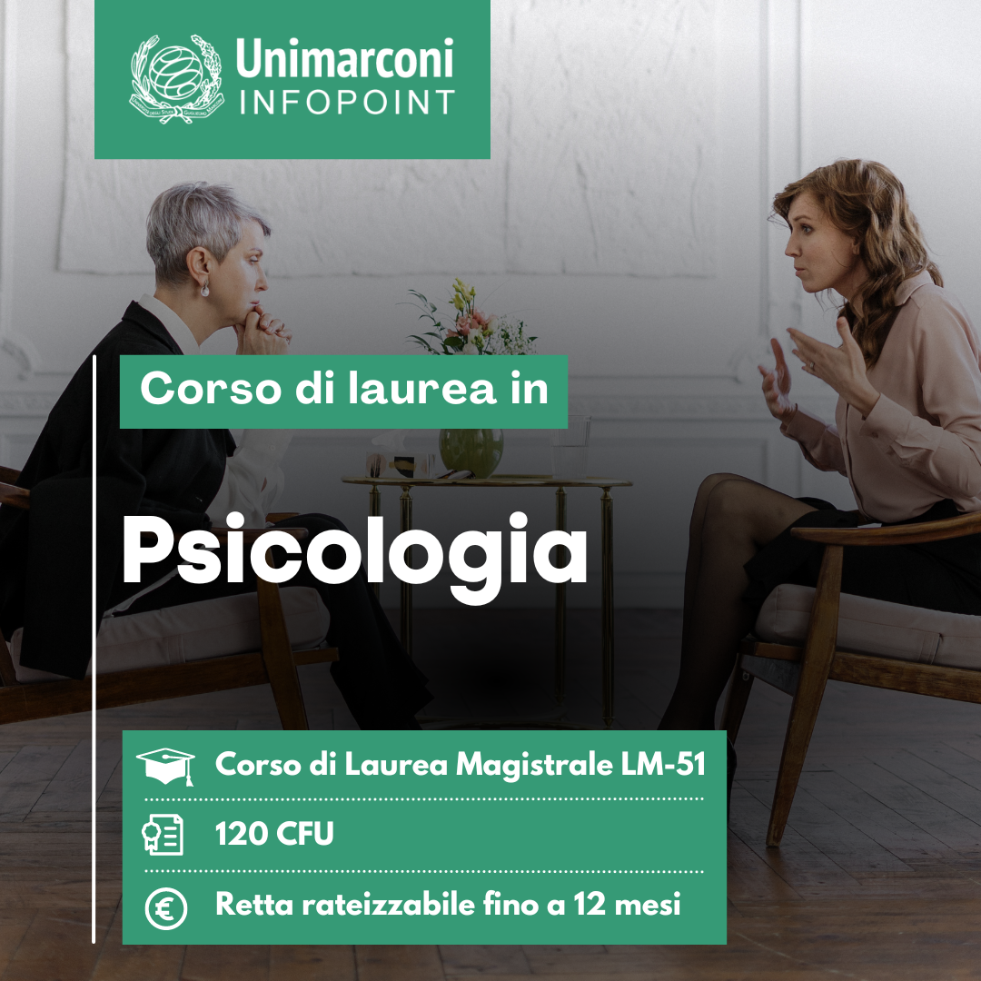 Unimarconi Laurea Magistrale in Psicologia LM51