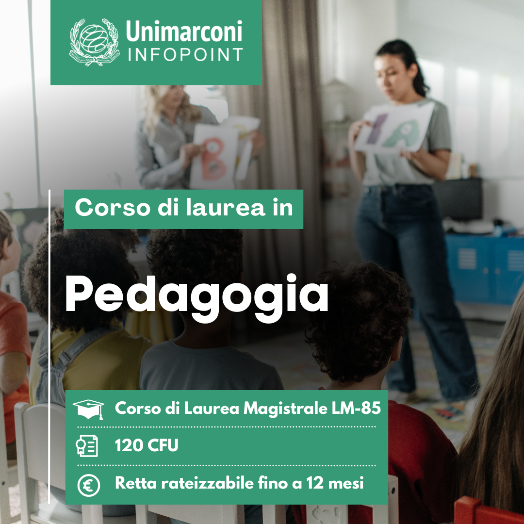 Unimarconi Laurea Magistrale in Pedagogia LM85