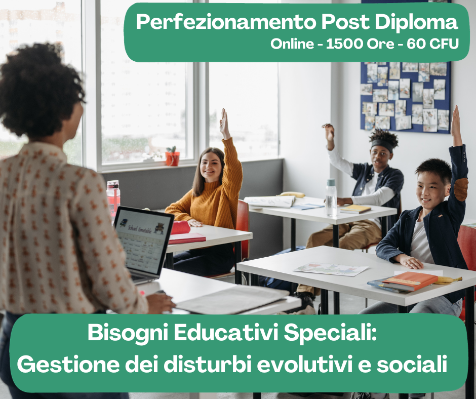 Corso di Perfezionamento Post Diploma Bisogni Educativi Speciali Gestione dei disturbi evolutivi e sociali